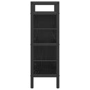 Bogreol 5 niveauer 75 x 30 x 91 cm Konstrueret træ Sort eg