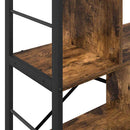 Bogreol Røget eg 75 x 30 x 91 cm Konstrueret træ