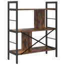 Bogreol Røget eg 75 x 30 x 91 cm Konstrueret træ