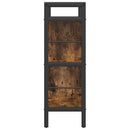 Bogreol 5 niveauer 75 x 30 x 91 cm Konstrueret træ Røget eg