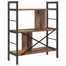 Bogreol Gammelt træ 75 x 30 x 91 cm Konstrueret træ