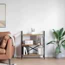 Bogreol Artisan Egetræ 75 x 30 x 91 cm Konstrueret træ