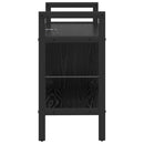 Bogreol 3 niveauer 75 x 30 x 58,5 cm Konstrueret træ Sort eg
