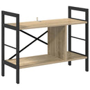 Bogreol Sonoma eg 75 x 30 x 58,5 cm Konstrueret træ