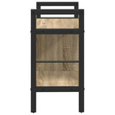 Bogreol 3 niveauer 75 x 30 x 58,5 cm Konstrueret træ Sonoma eg