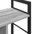 Bogreol Grå Sonoma 75 x 30 x 58,5 cm Konstrueret træ