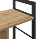 Bogreol Artisan Egetræ 75 x 30 x 58,5 cm Konstrueret træ