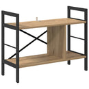 Bogreol Artisan Egetræ 75 x 30 x 58,5 cm Konstrueret træ