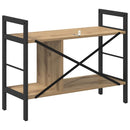 Bogreol Artisan Egetræ 75 x 30 x 58,5 cm Konstrueret træ