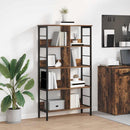 Bogreol Røget eg 82 x 32 x 144,5 cm Konstrueret træ