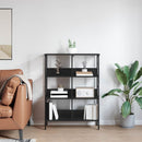 Bogreol Sort eg 82 x 32 x 112 cm Konstrueret træ