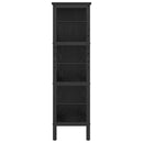 Bogreol Sort eg 82 x 32 x 112 cm Konstrueret træ