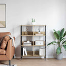 Bogreol Sonoma eg 82 x 32 x 112 cm Konstrueret træ