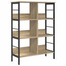 Bogreol Sonoma eg 82 x 32 x 112 cm Konstrueret træ