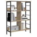 Bogreol Sonoma eg 82 x 32 x 112 cm Konstrueret træ