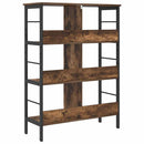 Bogreol Røget eg 82 x 32 x 112 cm Konstrueret træ
