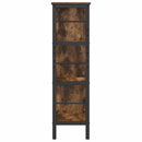Bogreol Røget eg 82 x 32 x 112 cm Konstrueret træ