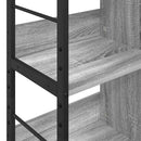 Bogreol Grå Sonoma 82 x 32 x 112 cm Konstrueret træ