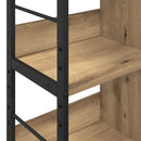 Bogreol Artisan Egetræ 82 x 32 x 112 cm Konstrueret træ