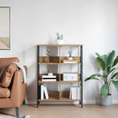 Bogreol Artisan Egetræ 82 x 32 x 112 cm Konstrueret træ