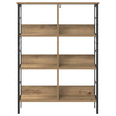 Bogreol Artisan Egetræ 82 x 32 x 112 cm Konstrueret træ