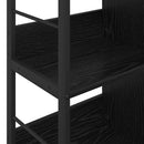 Bogreol Sort eg 82 x 32 x 79 cm Konstrueret træ
