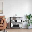 Bogreol Sort eg 82 x 32 x 79 cm Konstrueret træ