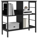 Bogreol Sort eg 82 x 32 x 79 cm Konstrueret træ