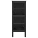 Bogreol Sort eg 82 x 32 x 79 cm Konstrueret træ
