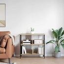 Bogreol Sonoma eg 82 x 32 x 79 cm Konstrueret træ