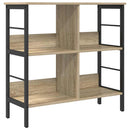 Bogreol Sonoma eg 82 x 32 x 79 cm Konstrueret træ