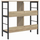 Bogreol Sonoma eg 82 x 32 x 79 cm Konstrueret træ
