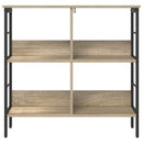 Bogreol Sonoma eg 82 x 32 x 79 cm Konstrueret træ