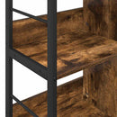 Bogreol Røget eg 82 x 32 x 79 cm Konstrueret træ