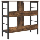 Bogreol Røget eg 82 x 32 x 79 cm Konstrueret træ