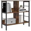 Bogreol Røget eg 82 x 32 x 79 cm Konstrueret træ