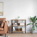 Bogreol Artisan Egetræ 82 x 32 x 79 cm Konstrueret træ