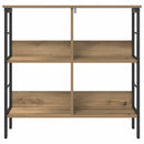 Bogreol Artisan Egetræ 82 x 32 x 79 cm Konstrueret træ