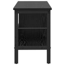 Bogreol Sort eg 82 x 32 x 47 cm Konstrueret træ
