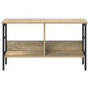 Bogreol Sonoma eg 82 x 32 x 47 cm Konstrueret træ