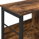 Bogreol Røget eg 82 x 32 x 47 cm Konstrueret træ