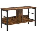 Bogreol Røget eg 82 x 32 x 47 cm Konstrueret træ