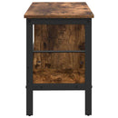 Bogreol Røget eg 82 x 32 x 47 cm Konstrueret træ