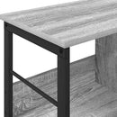 Bogreol Grå Sonoma 82 x 32 x 47 cm Konstrueret træ