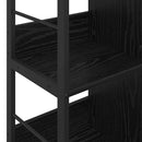 Bogreol Sort eg 102 x 32 x 104,5 cm Konstrueret træ