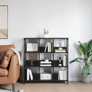 Bogreol Sort eg 102 x 32 x 104,5 cm Konstrueret træ