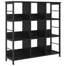 Bogreol Sort eg 102 x 32 x 104,5 cm Konstrueret træ
