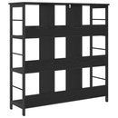 Bogreol Sort eg 102 x 32 x 104,5 cm Konstrueret træ