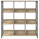Bogreol Sonoma eg 102 x 32 x 104,5 cm Konstrueret træ