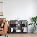 Bogreol Sort eg 102 x 32 x 72,5 cm Konstrueret træ